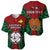(Custom Personalised) Papua New Guinea Baseball Jersey East New Britain Province Mix Coat Of Arms Polynesian Art - Wonder Print Shop