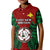 Custom Papua New Guinea Polo Shirt for Kid East New Britain Province Mix Coat Of Arms Polynesian Art - Wonder Print Shop