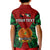 Custom Papua New Guinea Polo Shirt for Kid East New Britain Province Mix Coat Of Arms Polynesian Art - Wonder Print Shop