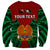 (Custom Personalised) Papua New Guinea Sweatshirt East New Britain Province Mix Coat Of Arms Polynesian Art - Wonder Print Shop