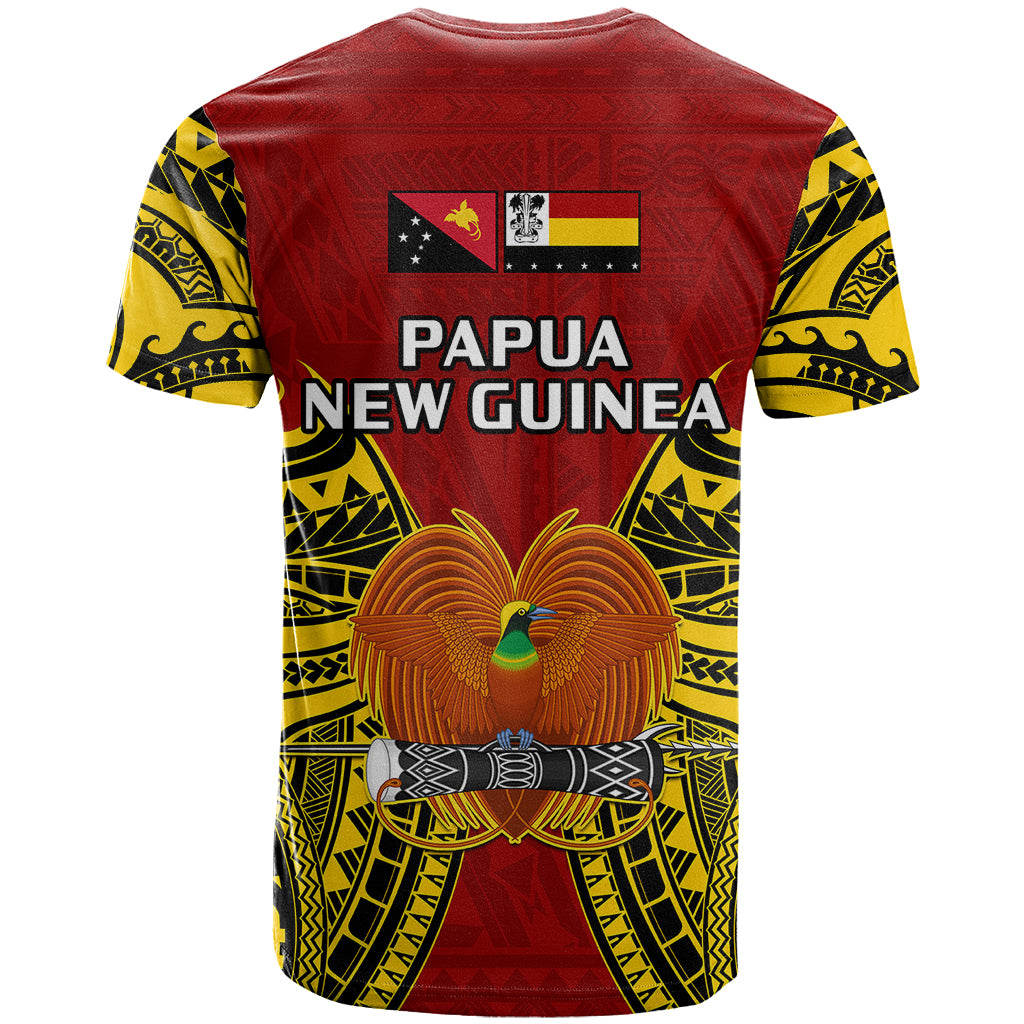Papua New Guinea T Shirt Madang Province Mix Coat Of Arms Polynesian Art - Wonder Print Shop