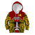 (Custom Personalised) Papua New Guinea Kid Hoodie Madang Province Mix Coat Of Arms Polynesian Art - Wonder Print Shop