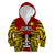 (Custom Personalised) Papua New Guinea Kid Hoodie Madang Province Mix Coat Of Arms Polynesian Art - Wonder Print Shop