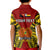 Custom Papua New Guinea Polo Shirt for Kid Madang Province Mix Coat Of Arms Polynesian Art - Wonder Print Shop