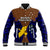 Papua New Guinea Baseball Jacket Manus Province Mix Coat Of Arms Polynesian Art - Wonder Print Shop