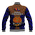 Papua New Guinea Baseball Jacket Manus Province Mix Coat Of Arms Polynesian Art - Wonder Print Shop