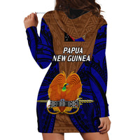 Papua New Guinea Hoodie Dress Manus Province Mix Coat Of Arms Polynesian Art - Wonder Print Shop