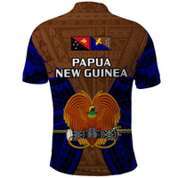Papua New Guinea Polo Shirt Manus Province Mix Coat Of Arms Polynesian Art - Wonder Print Shop