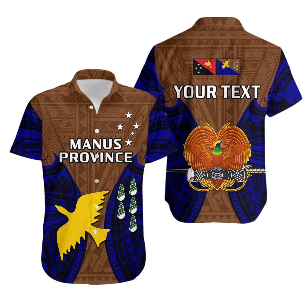 (Custom Personalised) Papua New Guinea Hawaiian Shirt Manus Province Mix Coat Of Arms Polynesian Art - Wonder Print Shop
