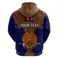 Custom Papua New Guinea Hoodie Manus Province Mix Coat Of Arms Polynesian Art - Wonder Print Shop