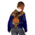 (Custom Personalised) Papua New Guinea Kid Hoodie Manus Province Mix Coat Of Arms Polynesian Art - Wonder Print Shop