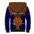 (Custom Personalised) Papua New Guinea Sherpa Hoodie Manus Province Mix Coat Of Arms Polynesian Art - Wonder Print Shop