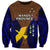 (Custom Personalised) Papua New Guinea Sweatshirt Manus Province Mix Coat Of Arms Polynesian Art - Wonder Print Shop