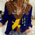 (Custom Personalised) Papua New Guinea Women Casual Shirt Manus Province Mix Coat Of Arms Polynesian Art - Wonder Print Shop