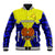 Papua New Guinea Baseball Jacket Morobe Province Mix Coat Of Arms Polynesian Art - Wonder Print Shop