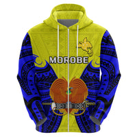 Papua New Guinea Hoodie Morobe Province Mix Coat Of Arms Polynesian Art - Wonder Print Shop