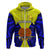 Custom Papua New Guinea Hoodie Morobe Province Mix Coat Of Arms Polynesian Art - Wonder Print Shop