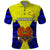 Custom Papua New Guinea Polo Shirt Morobe Province Mix Coat Of Arms Polynesian Art - Wonder Print Shop