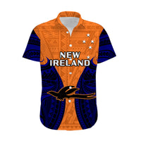 Papua New Guinea Hawaiian Shirt New Ireland Province Mix Coat Of Arms Polynesian Art - Wonder Print Shop