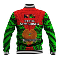 Papua New Guinea Baseball Jacket Southern Highlands Province Mix Coat Of Arms Polynesian Art - Wonder Print Shop