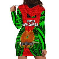 Papua New Guinea Hoodie Dress Southern Highlands Province Mix Coat Of Arms Polynesian Art - Wonder Print Shop
