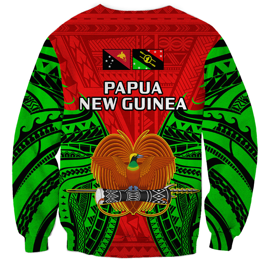 Papua New Guinea Sweatshirt Southern Highlands Province Mix Coat Of Arms Polynesian Art - Wonder Print Shop