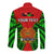 (Custom Personalised) Papua New Guinea Long Sleeve Button Shirt Southern Highlands Province Mix Coat Of Arms Polynesian Art - Wonder Print Shop