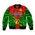 (Custom Personalised) Papua New Guinea Sleeve Zip Bomber Jacket Southern Highlands Province Mix Coat Of Arms Polynesian Art - Wonder Print Shop