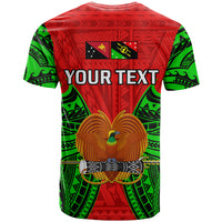 Custom Papua New Guinea T Shirt Southern Highlands Province Mix Coat Of Arms Polynesian Art - Wonder Print Shop