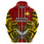 Papua New Guinea Hoodie Western Province Mix Coat Of Arms Polynesian Art - Wonder Print Shop