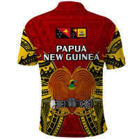 Papua New Guinea Polo Shirt Western Province Mix Coat Of Arms Polynesian Art - Wonder Print Shop