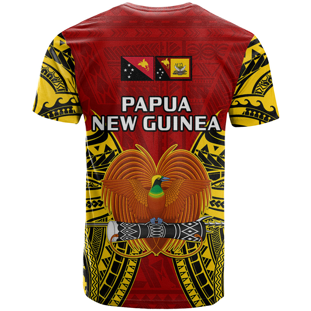 Papua New Guinea T Shirt Western Province Mix Coat Of Arms Polynesian Art - Wonder Print Shop