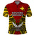 Custom Papua New Guinea Polo Shirt Western Province Mix Coat Of Arms Polynesian Art - Wonder Print Shop