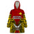 (Custom Personalised) Papua New Guinea Wearable Blanket Hoodie Western Province Mix Coat Of Arms Polynesian Art - Wonder Print Shop