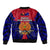 Papua New Guinea Bomber Jacket West New Britain Province Mix Coat Of Arms Polynesian Art - Wonder Print Shop