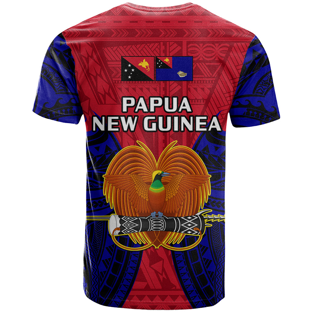 Papua New Guinea T Shirt West New Britain Province Mix Coat Of Arms Polynesian Art - Wonder Print Shop