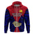 Custom Papua New Guinea Hoodie West New Britain Province Mix Coat Of Arms Polynesian Art - Wonder Print Shop