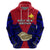 Custom Papua New Guinea Hoodie West New Britain Province Mix Coat Of Arms Polynesian Art - Wonder Print Shop