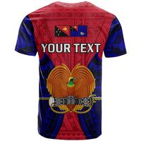 Custom Papua New Guinea T Shirt West New Britain Province Mix Coat Of Arms Polynesian Art - Wonder Print Shop