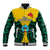 Papua New Guinea Baseball Jacket Hela Province Mix Coat Of Arms Polynesian Art - Wonder Print Shop