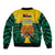 Papua New Guinea Bomber Jacket Hela Province Mix Coat Of Arms Polynesian Art - Wonder Print Shop