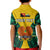 Custom Papua New Guinea Polo Shirt for Kid Hela Province Mix Coat Of Arms Polynesian Art - Wonder Print Shop
