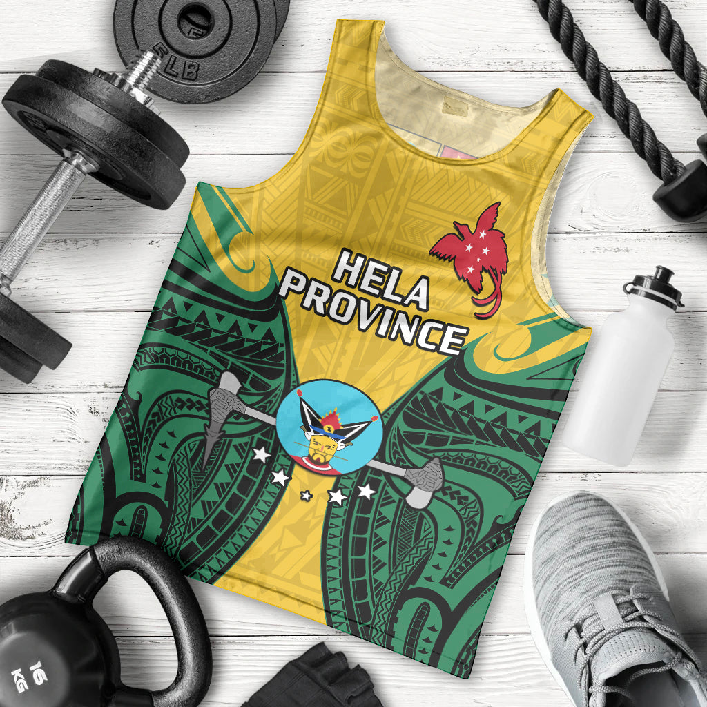 custom-personalised-papua-new-guinea-men-tank-top-hela-province-mix-coat-of-arms-polynesian-art