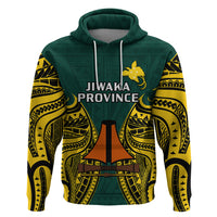 Papua New Guinea Hoodie Jiwaka Province Mix Coat Of Arms Polynesian Art - Wonder Print Shop