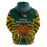 Papua New Guinea Hoodie Jiwaka Province Mix Coat Of Arms Polynesian Art - Wonder Print Shop