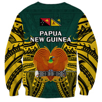 Papua New Guinea Sweatshirt Jiwaka Province Mix Coat Of Arms Polynesian Art - Wonder Print Shop