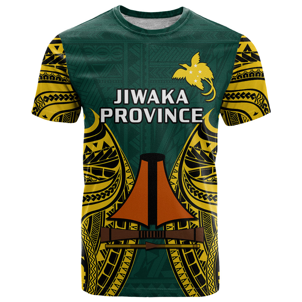 Papua New Guinea T Shirt Jiwaka Province Mix Coat Of Arms Polynesian Art - Wonder Print Shop
