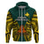 Custom Papua New Guinea Hoodie Jiwaka Province Mix Coat Of Arms Polynesian Art - Wonder Print Shop
