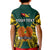 Custom Papua New Guinea Polo Shirt for Kid Jiwaka Province Mix Coat Of Arms Polynesian Art - Wonder Print Shop