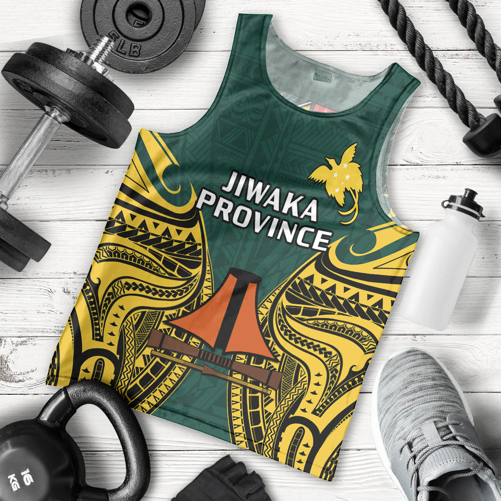 custom-personalised-papua-new-guinea-men-tank-top-jiwaka-province-mix-coat-of-arms-polynesian-art